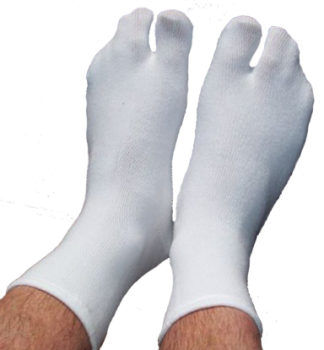 Ein-Zehensocken, Tabi-Socken, Farbe weiss 35 - 41