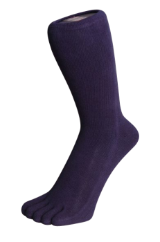 Zehensocken, unifarben, marineblau, Grösse 42 - 48