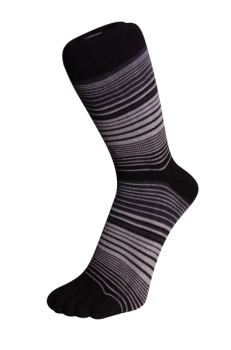 Zehensocken, mehrfarbig, schwarz, Grau, Antrazit, Grösse 42 - 48