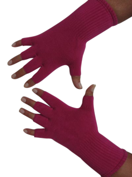 Kurzfinger-Handschuhe, Farbe pink S