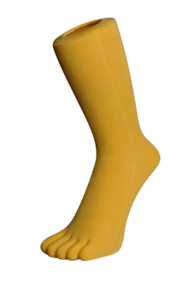Zehensocken, unifarben, sonnengelb