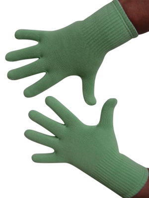 Handschuhe, Langfinger, unifarben, Mintgrün S