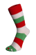 Zehensocken für Nationen, Italien, Grün-Weiss-Rot