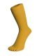 Zehensocken, unifarben, sonnengelb 35 - 41