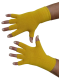Kurzfinger-Handschuhe, Farbe maisgelb, Grösse XS