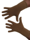 Handschuhe, Langfinger, unifarben, Haut (Rehbraun) M