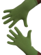 Handschuhe, Langfinger, unifarben, Lindgrün XS